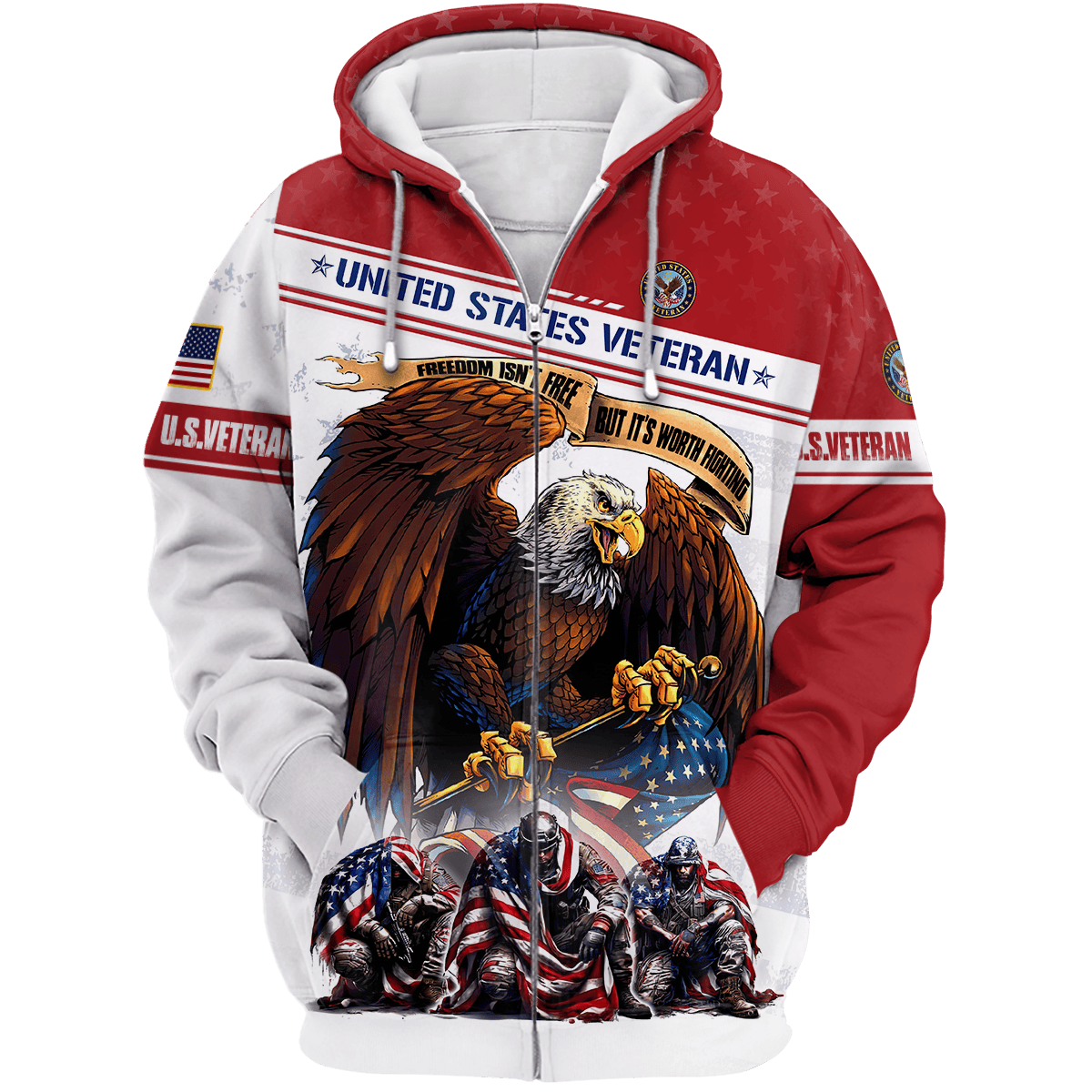 Apparel - Freedom Isn't Free - U.S Veteran Shirt , Gifts for veterans