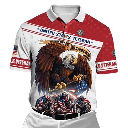 Apparel - Freedom Isn't Free - U.S Veteran Shirt , Gifts for veterans