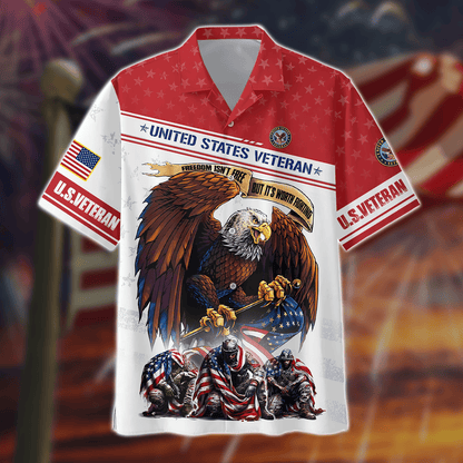 Apparel - Freedom Isn't Free - U.S Veteran Shirt , Gifts for veterans