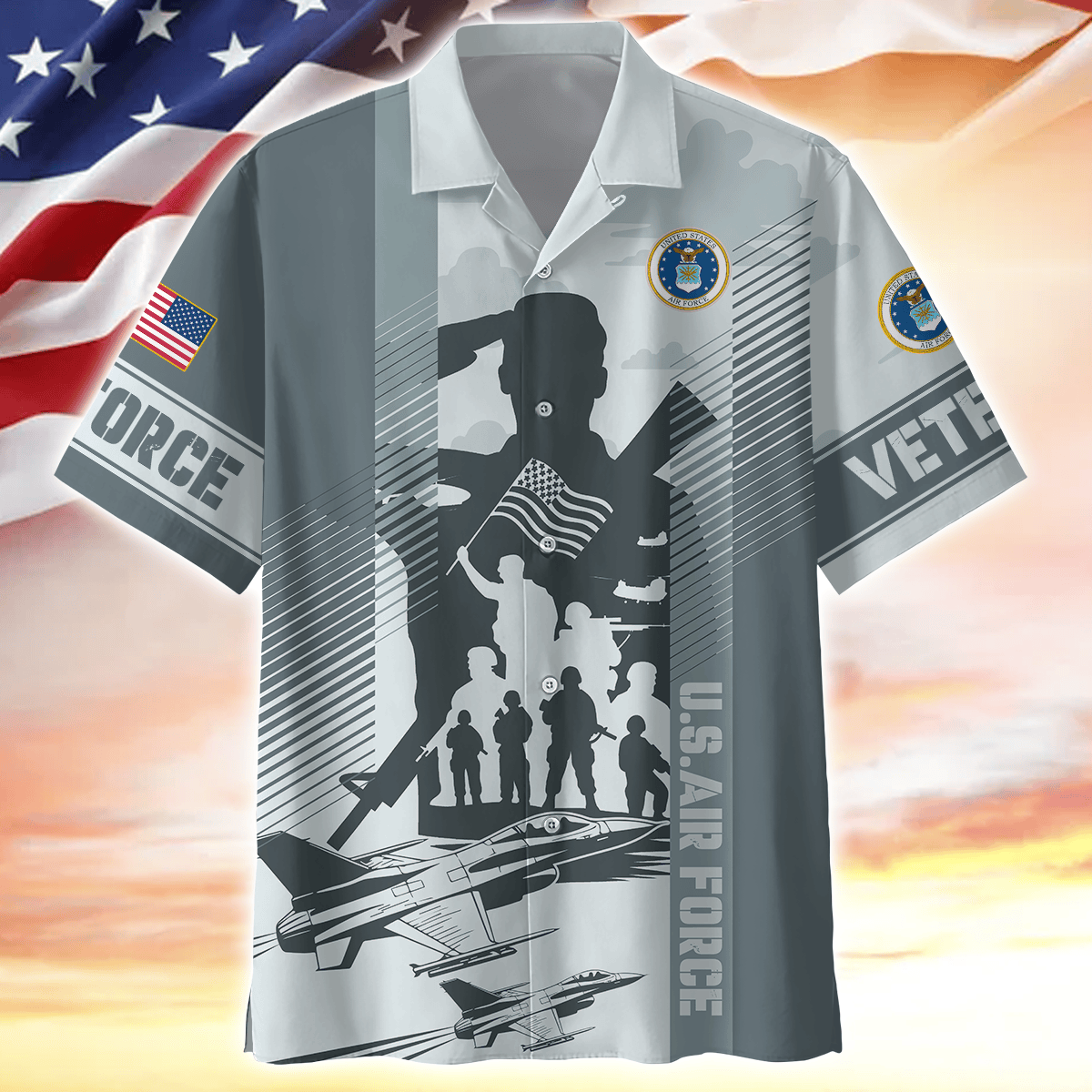 Apparel Veterans - Hawaiian Shirt , Gifts for veterans