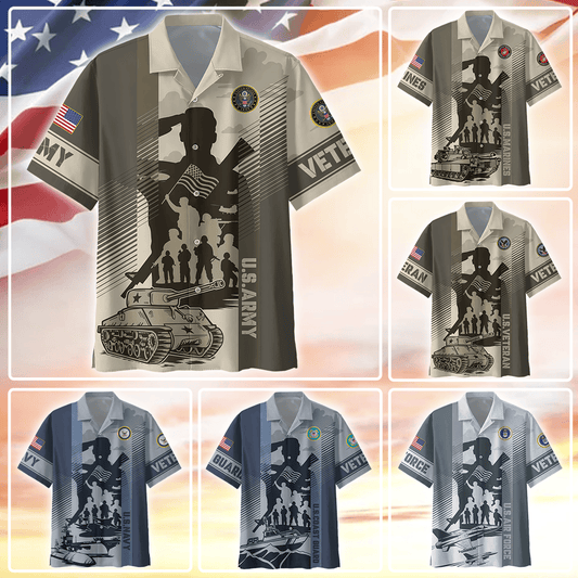 Apparel Veterans - Hawaiian Shirt , Gifts for veterans
