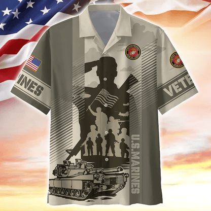 Apparel Veterans - Hawaiian Shirt , Gifts for veterans
