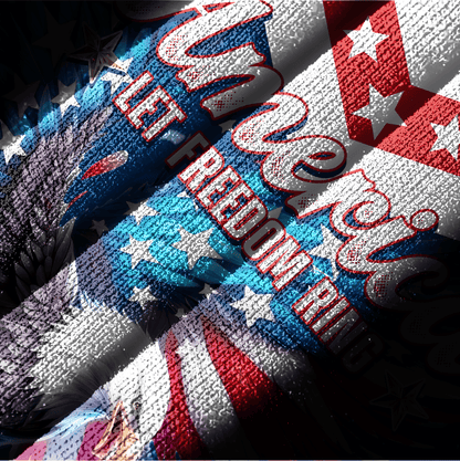 America Let Freedom Ring US Veterans - Hoodie Half Zipper , Gifts for veterans