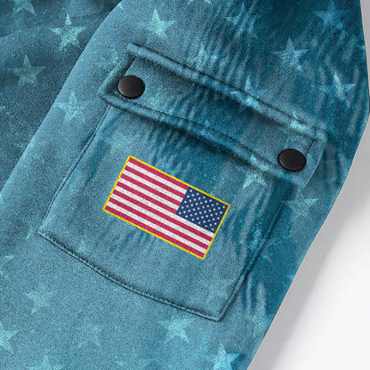 Apparel - Home Of The Free Because Of The Brave - Hoodie Half Zipper , Gifts for veterans