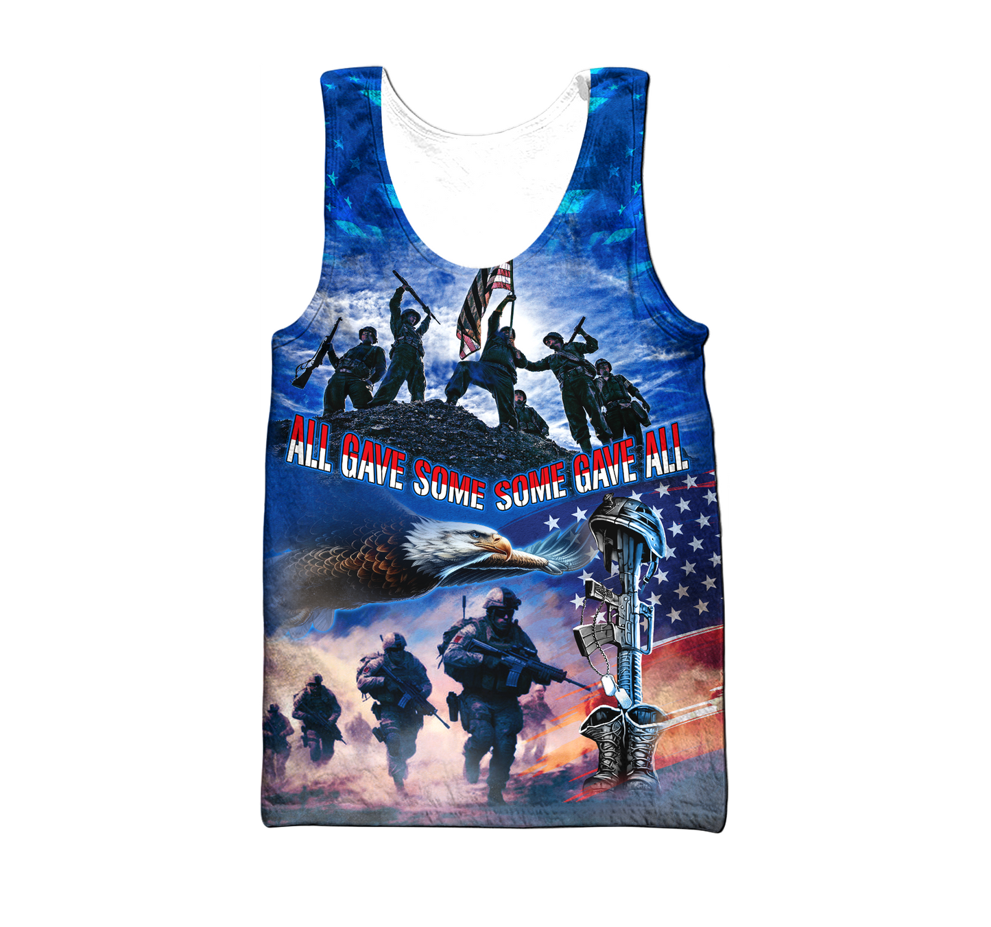 Veterans Shirt- All Gave Some, Some Gave All - All Over Prints , Gifts for veterans