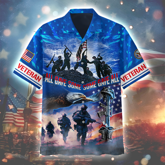 Veterans Shirt- All Gave Some, Some Gave All - All Over Prints , Gifts for veterans