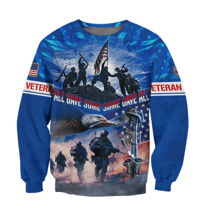 Veterans Shirt- All Gave Some, Some Gave All - All Over Prints , Gifts for veterans