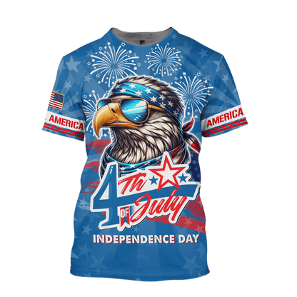 Independence Day 4th Of July Eagle - All Over Prints Shirt , Gifts for veterans