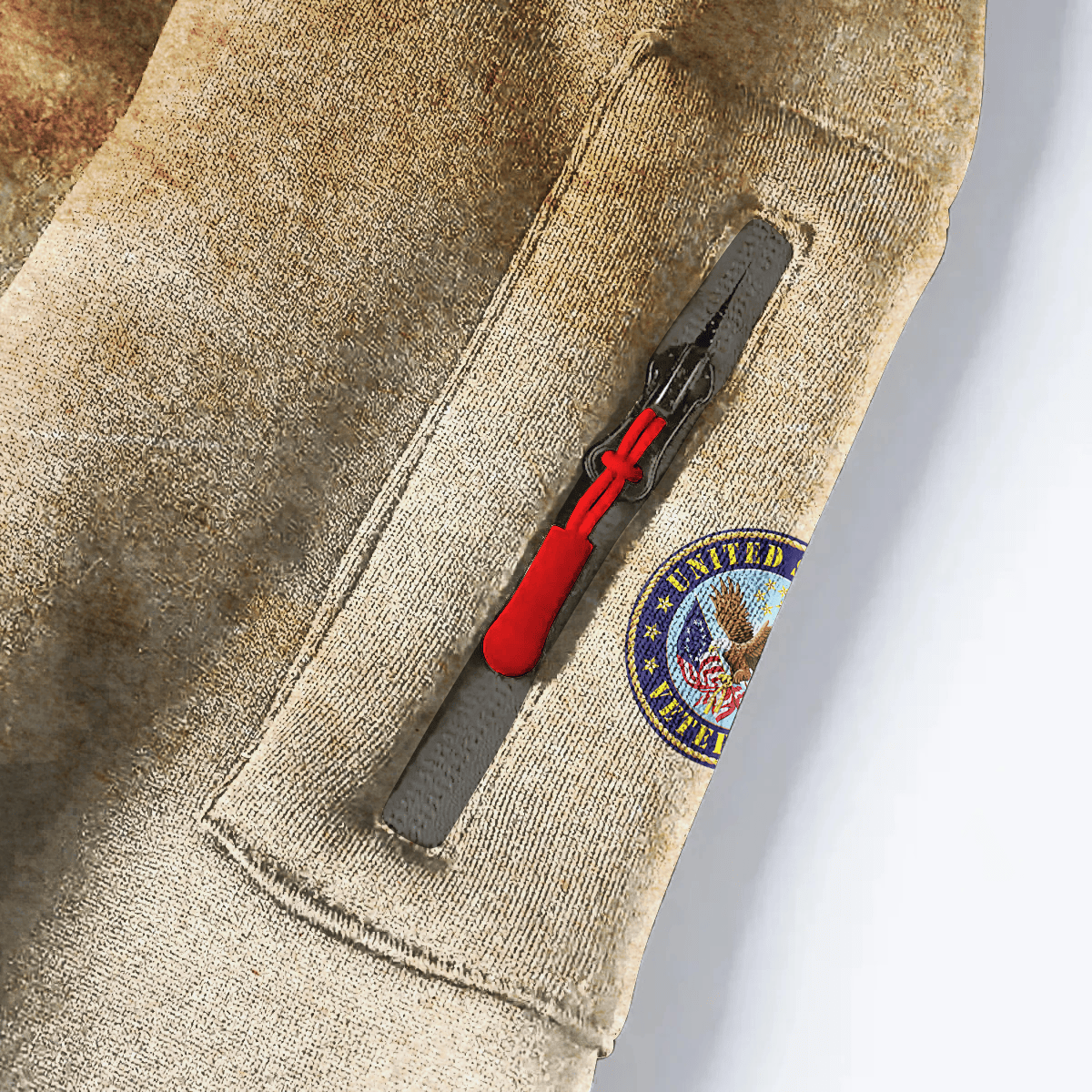 Veterans Shirt Vintage- All Gave Some, Some Gave All - Hoodie Half Zipper , Gifts for veterans