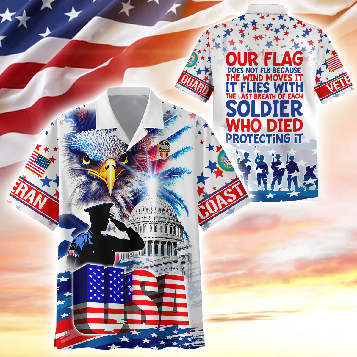 Premium American Pride US Veterans Hawaii Shirt, Gifts For Independence Day, Veterans Day , Gifts for veterans