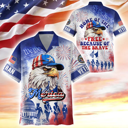 Premium American Pride US Veterans Hawaii Shirt, Gifts For Independence Day, Veterans Day , Gifts for veterans