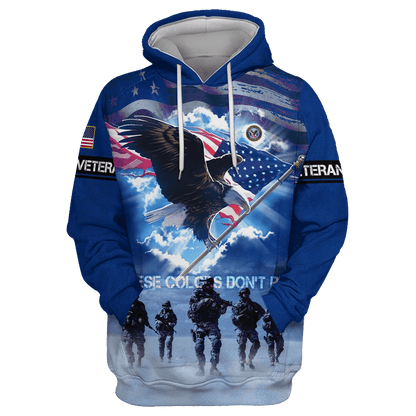 Veterans Shirt - These Colors Don't Run - All Over Prints , Gifts for veterans