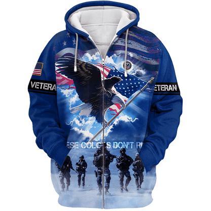 Veterans Shirt - These Colors Don't Run - All Over Prints , Gifts for veterans