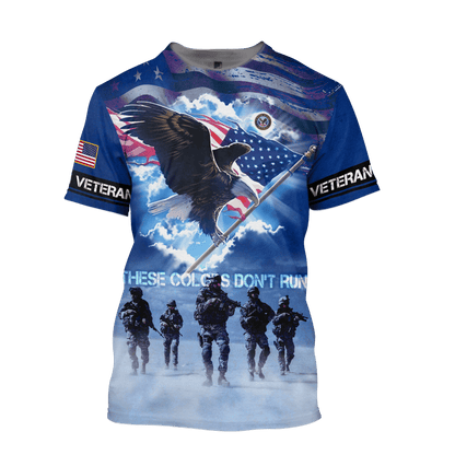 Veterans Shirt - These Colors Don't Run - All Over Prints , Gifts for veterans