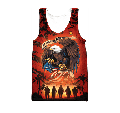 Veterans Shirt - All Gave Some, Some Gave All - All Over Prints , Gifts for veterans