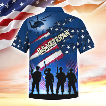 Premium American Pride US Veterans, Gifts For Independence Day, Hawaiian Shirt , Gifts for veterans