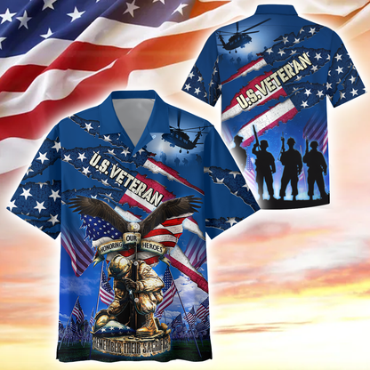 Premium American Pride US Veterans, Gifts For Independence Day, Hawaiian Shirt , Gifts for veterans