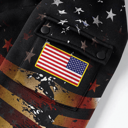Veterans Shirt - Honor The Fallen - Hoodie Half Zipper , Gifts for veterans