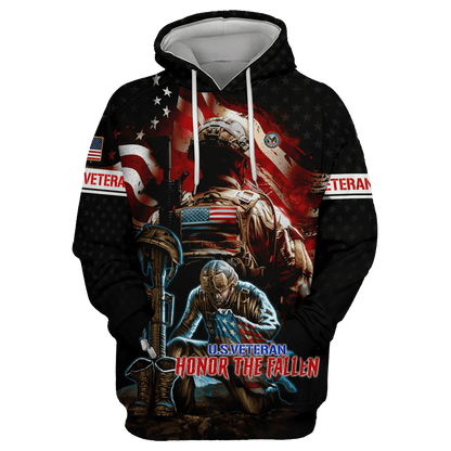 Veterans Shirt - Honor The Fallen - All Over Prints , Gifts for veterans