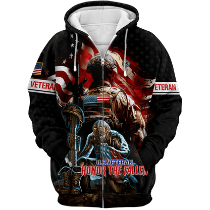 Veterans Shirt - Honor The Fallen - All Over Prints , Gifts for veterans