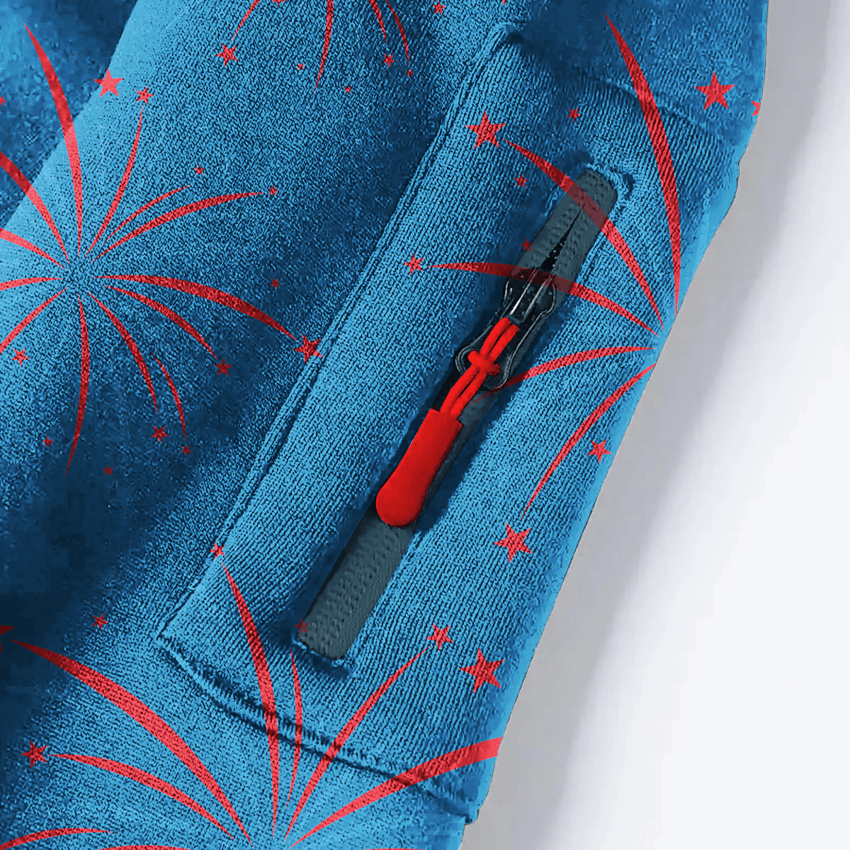 Independence Day - Liberty and Justice For All - Hoodie Half Zipper , Gifts for veterans