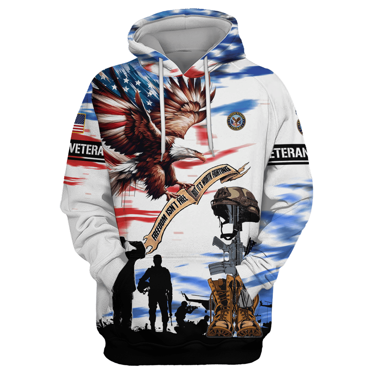 U.S Veteran - Freedom Isn't Free - All Over Prints Shirt , Gifts for veterans