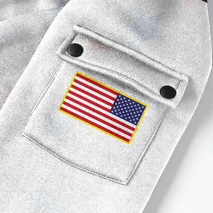 U.S Veteran - Proud to be American - Hoodie Half Zipper , Gifts for veterans