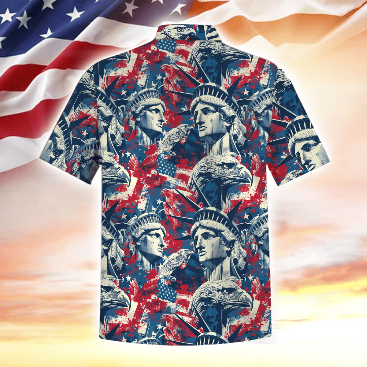 Apparel, Gifts For Independence Day, Hawaiian Shirt , Gifts for veterans, easychoo.com