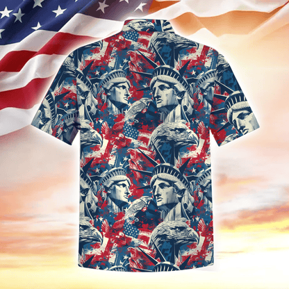 Apparel, Gifts For Independence Day, Hawaiian Shirt , Gifts for veterans, easychoo.com