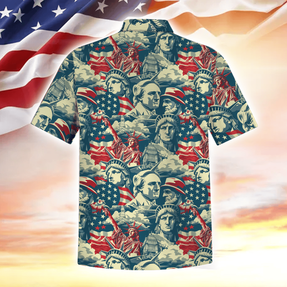 Apparel, Gifts For Independence Day, Hawaiian Shirt , Gifts for veterans, easychoo.com