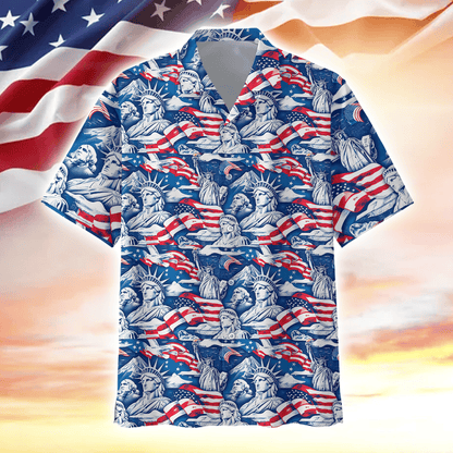 Apparel, Gifts For Independence Day, Hawaiian Shirt , Gifts for veterans, easychoo.com