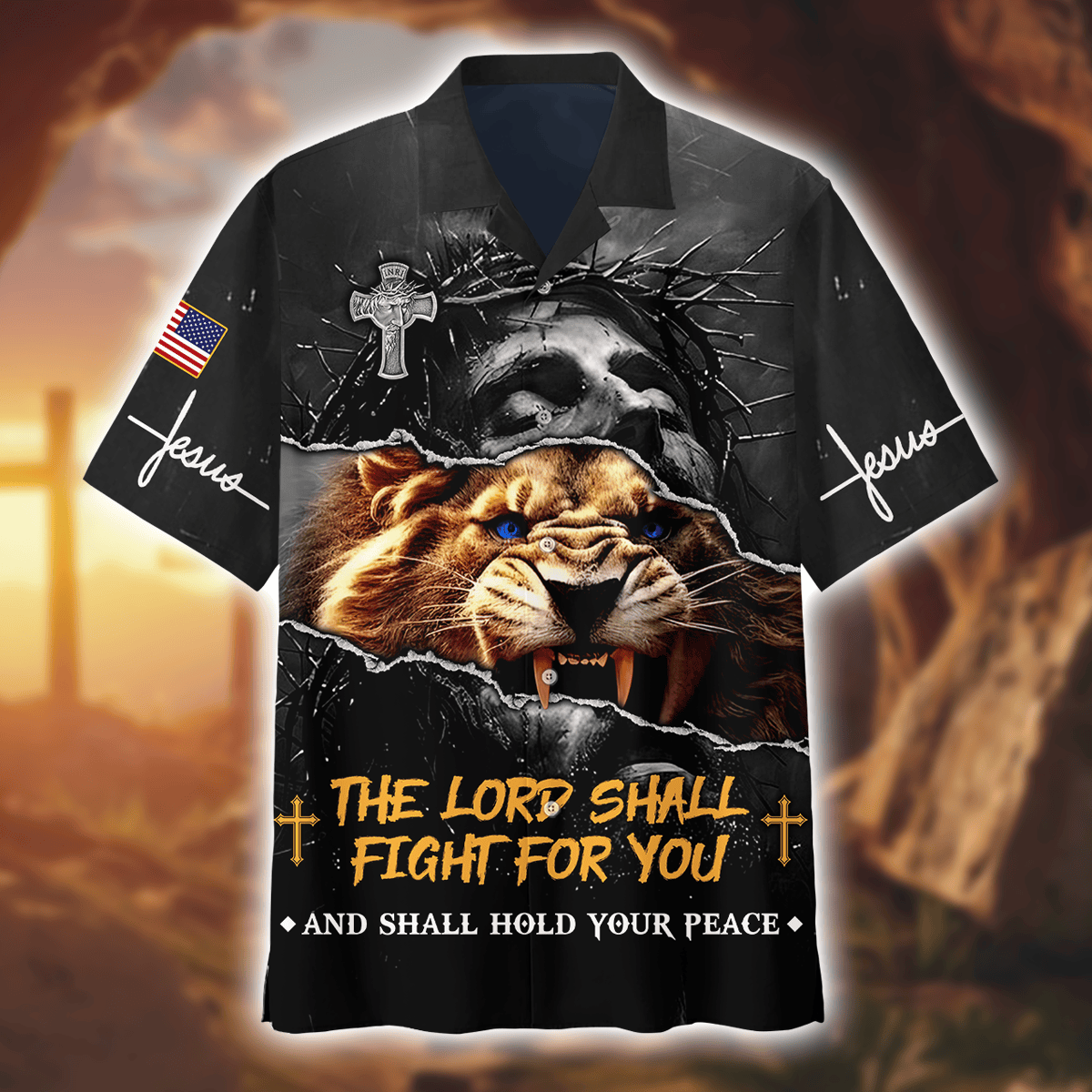 Premium U.S - The Lord Shall Fight For You - All Over Prints Shirt, easychoo.com