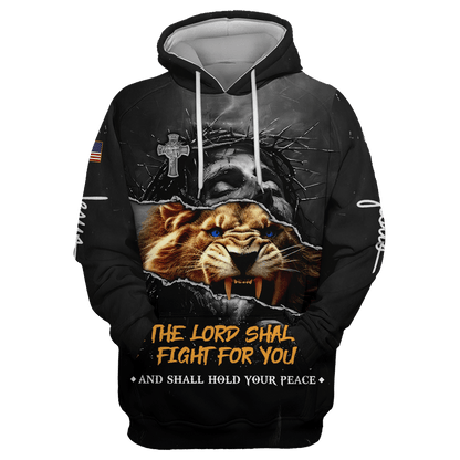 Premium U.S - The Lord Shall Fight For You - All Over Prints Shirt, easychoo.com