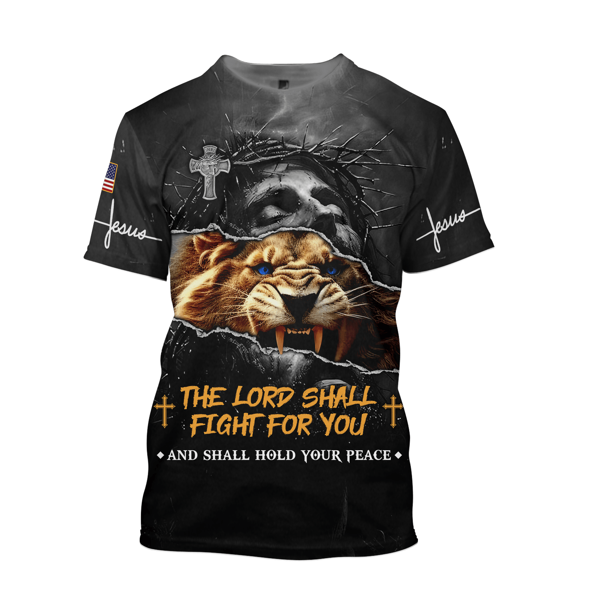 Premium U.S - The Lord Shall Fight For You - All Over Prints Shirt, easychoo.com