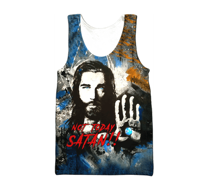 Premium U.S - Not Today Satan - All Over Prints Shirt, easychoo.com