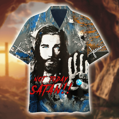 Premium U.S - Not Today Satan - All Over Prints Shirt, easychoo.com