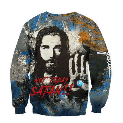 Premium U.S - Not Today Satan - All Over Prints Shirt, easychoo.com