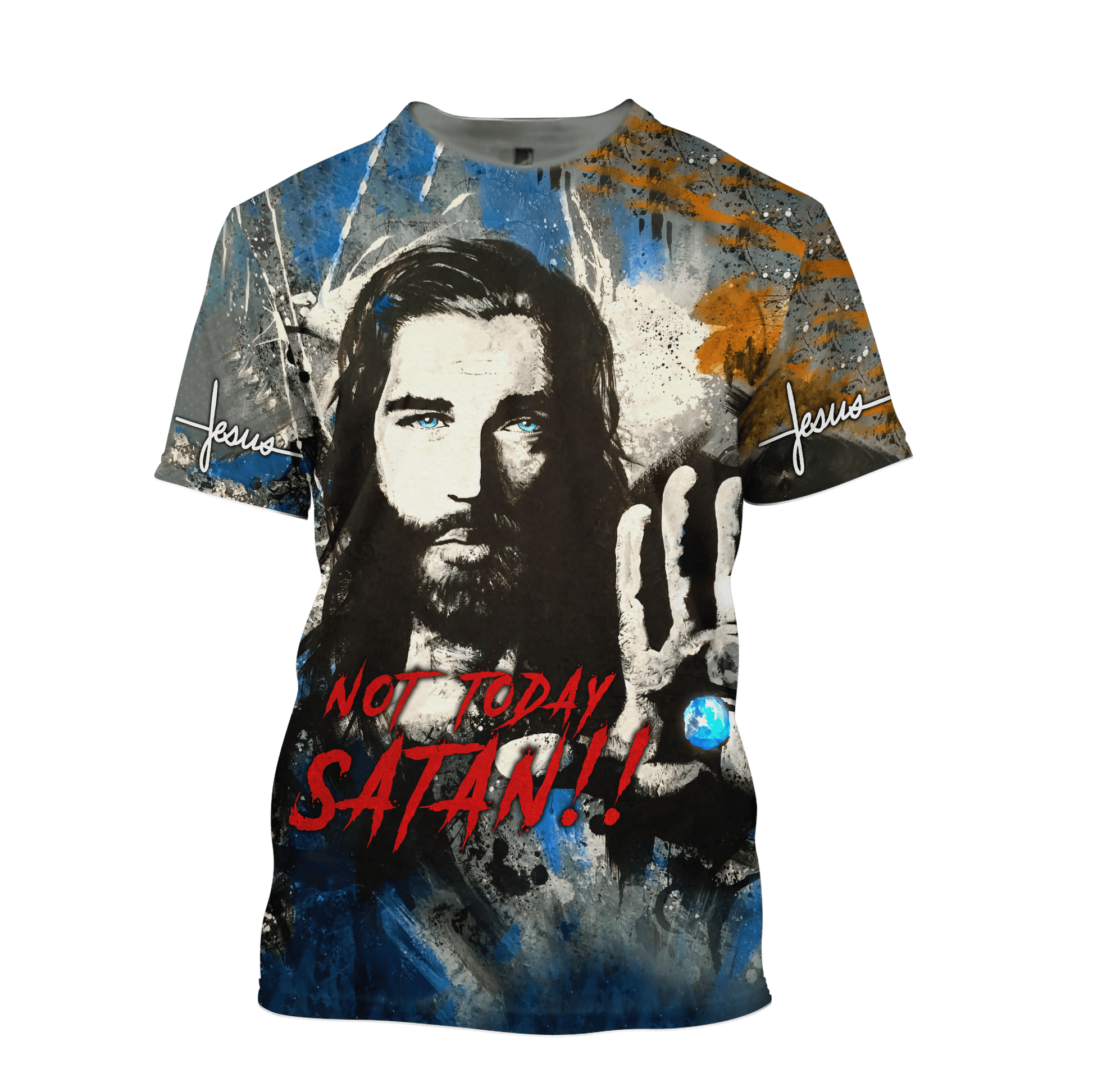 Premium U.S - Not Today Satan - All Over Prints Shirt, easychoo.com