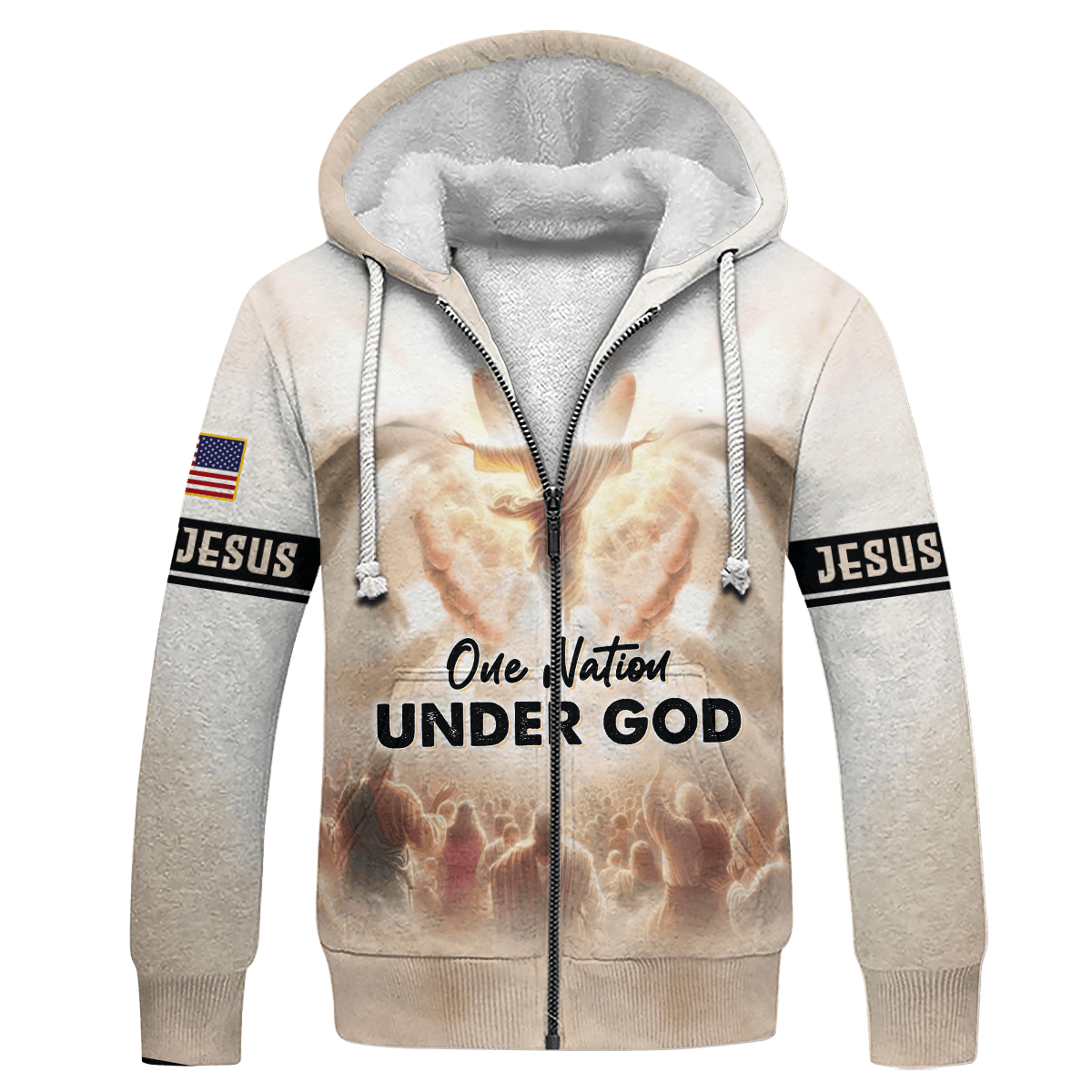 One Nation Under God - All Over Prints Hawaiian Shirt, easychoo.com