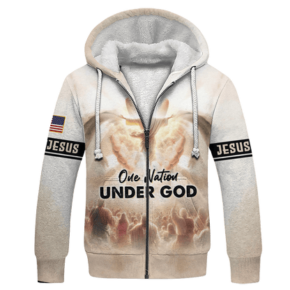 One Nation Under God - All Over Prints Hawaiian Shirt, easychoo.com