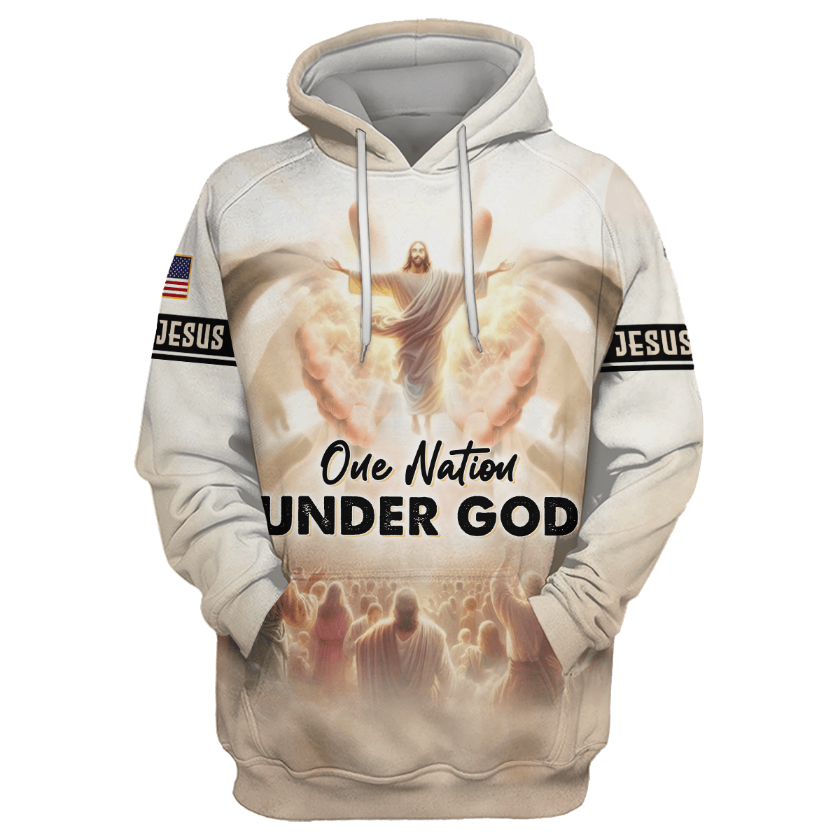 One Nation Under God - All Over Prints Hawaiian Shirt, easychoo.com