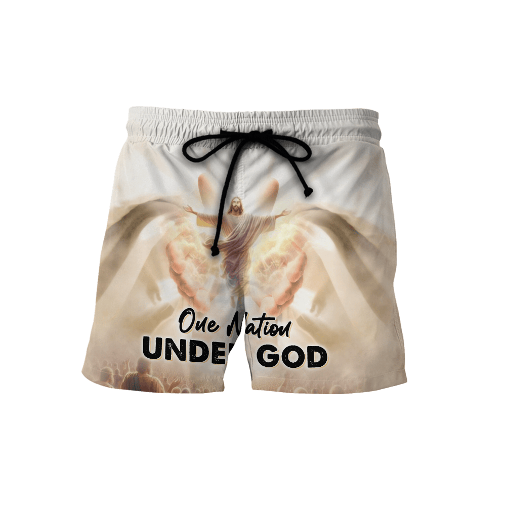 One Nation Under God - All Over Prints Hawaiian Shirt, easychoo.com