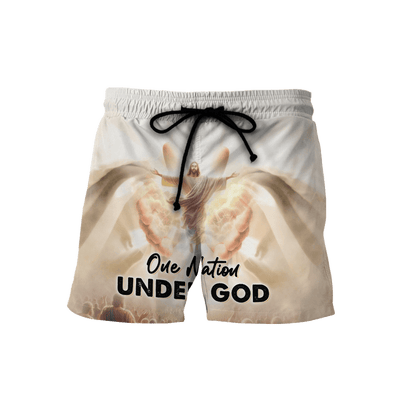 One Nation Under God - All Over Prints Hawaiian Shirt, easychoo.com