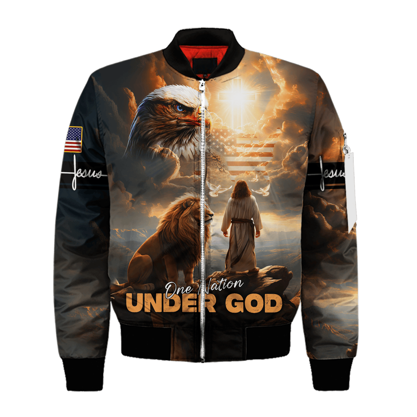 One Nation Under God - All Over Prints Hawaiian, easychoo.com