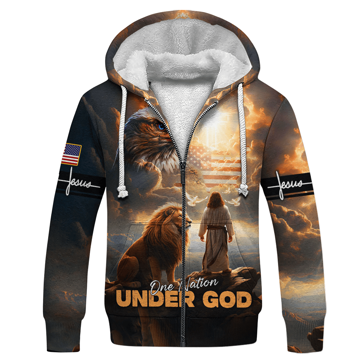 One Nation Under God - All Over Prints Hawaiian, easychoo.com