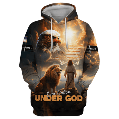 One Nation Under God - All Over Prints Hawaiian, easychoo.com