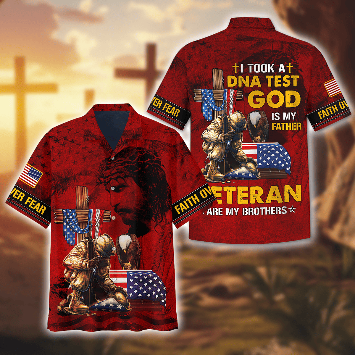 Premium U.S - I took a DNA Test God is my Father - All Over Prints Hawaiian, easychoo.com