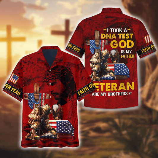 Premium U.S - I took a DNA Test God is my Father - All Over Prints Hawaiian, easychoo.com