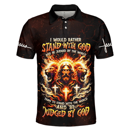 Premium U.S - I would rather stand with God - All Over Prints Hawaiian