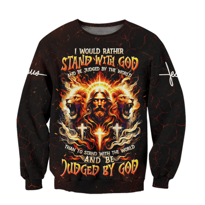 Premium U.S - I would rather stand with God - All Over Prints Hawaiian
